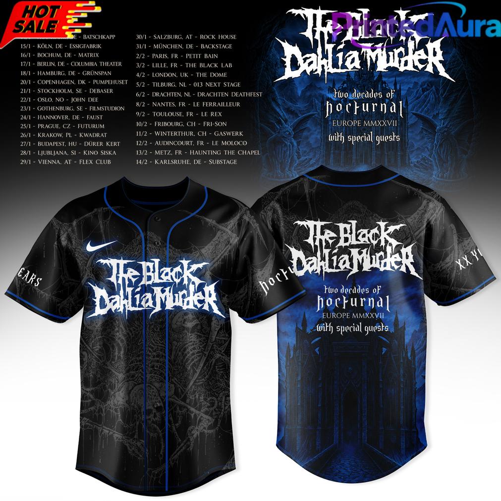 Two Decades of Nocturnal Europe MMXXVII Baseball Jersey Two Decades of Nocturnal Europe MMXXVII Baseball Jersey
