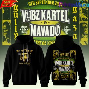 VYBZ KARTEL x MAVADO GAZA vs GULLY COLLECTION HOODIE