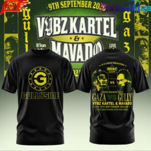 VYBZ KARTEL x MAVADO GAZA vs GULLY COLLECTION T-SHIRT 1 VYBZ KARTEL x MAVADO GAZA vs GULLY COLLECTION T-SHIRT 1