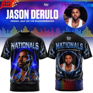 Washington Nationals x Jason Derulo Postgame Summer Concert Series T-Shirt