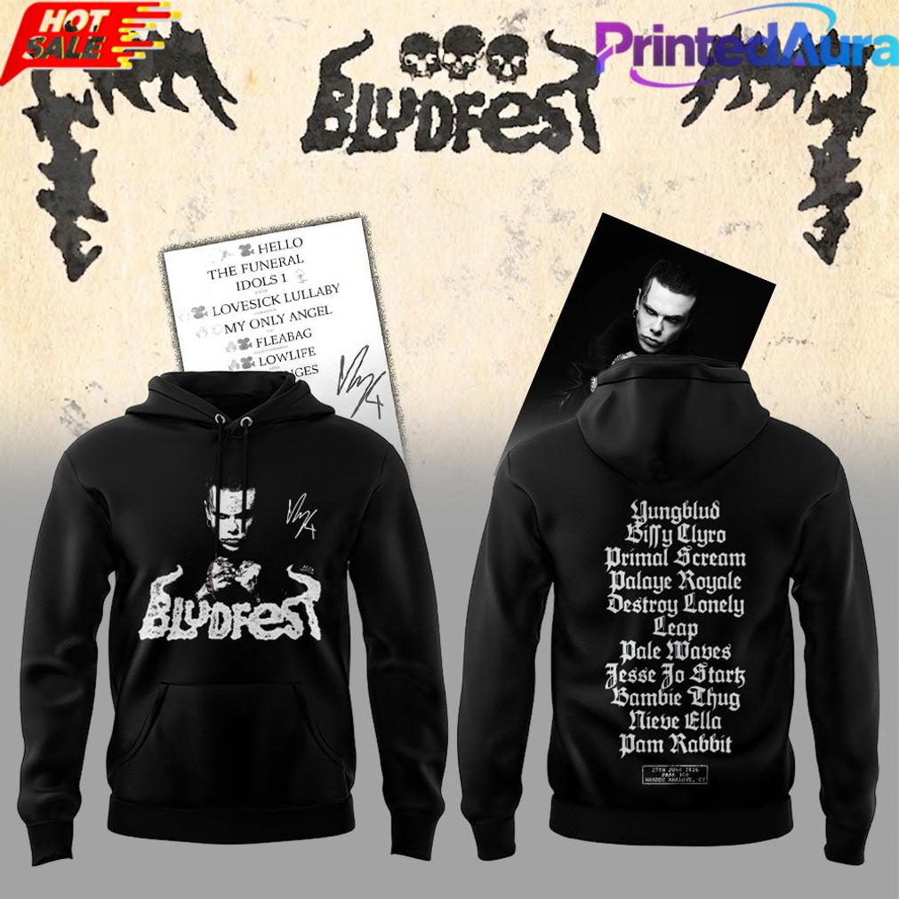 YUNGBLUD ARMY x IDOLS The World Tour Limited Hoodie YUNGBLUD ARMY x IDOLS The World Tour Limited Hoodie