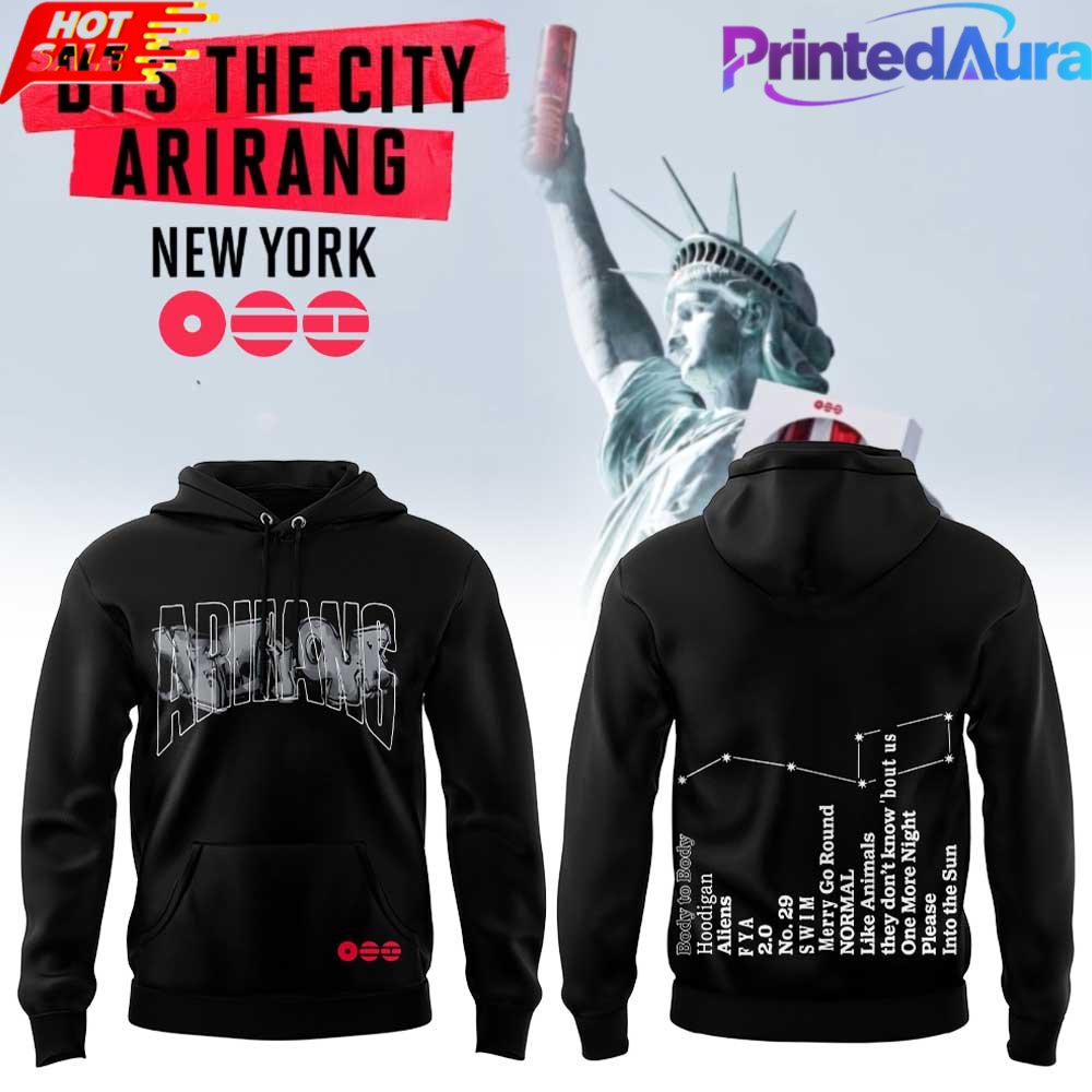 BTS WORLD TOUR 'ARIRANG' in New York Hoodie - Premium Graphic
