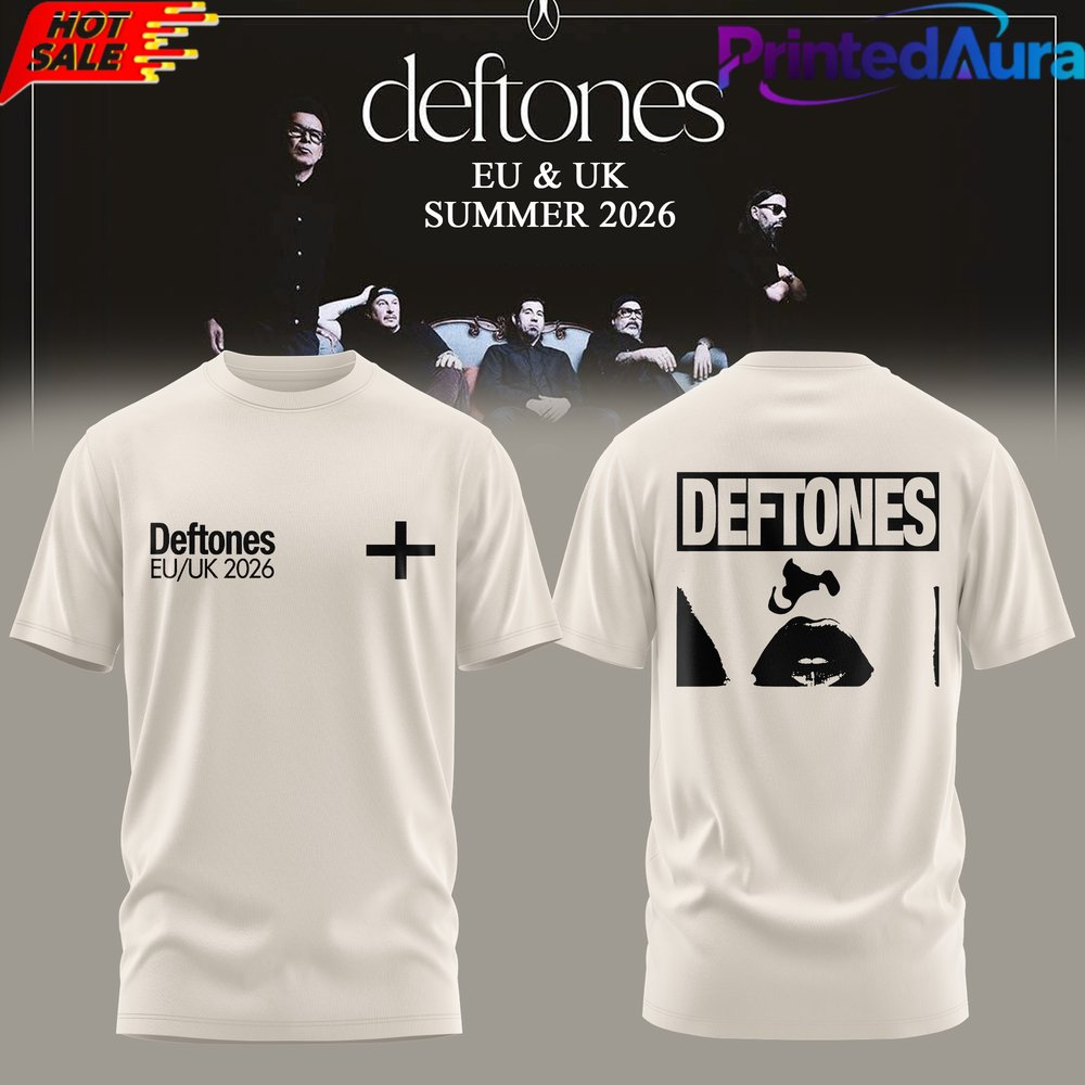 DEFTONES 2026 EU & UK Summer Tour Limited T-Shirt - Premium