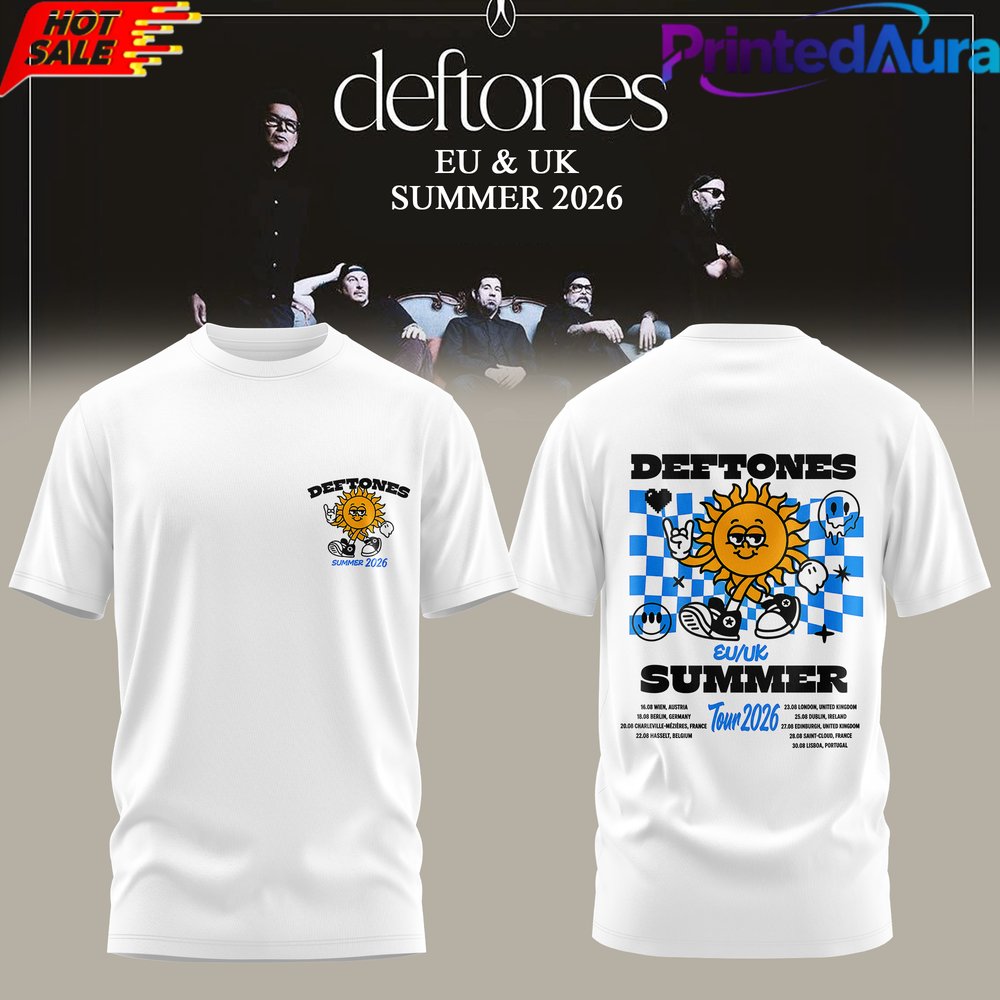 DEFTONES 2026 EU & UK Summer Tour Limited T-Shirt - Premium