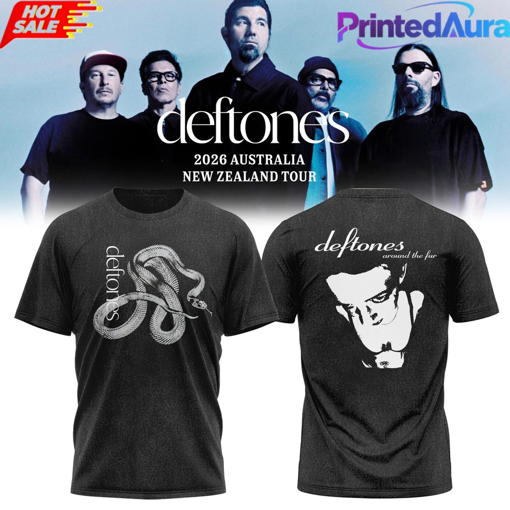 DEFTONES 2026 World Tour Limited T-Shirt - Premium Graphic Apparel