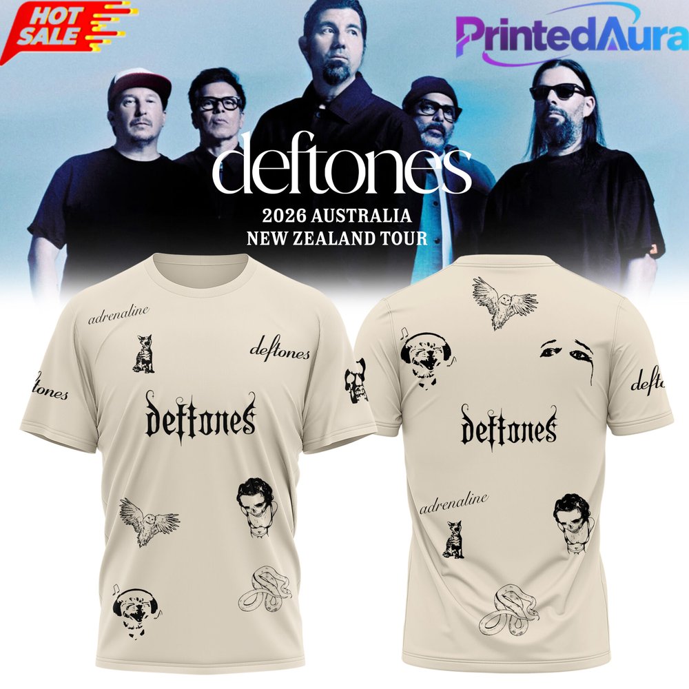 DEFTONES 2026 World Tour Limited T-Shirt - Premium Graphic Apparel
