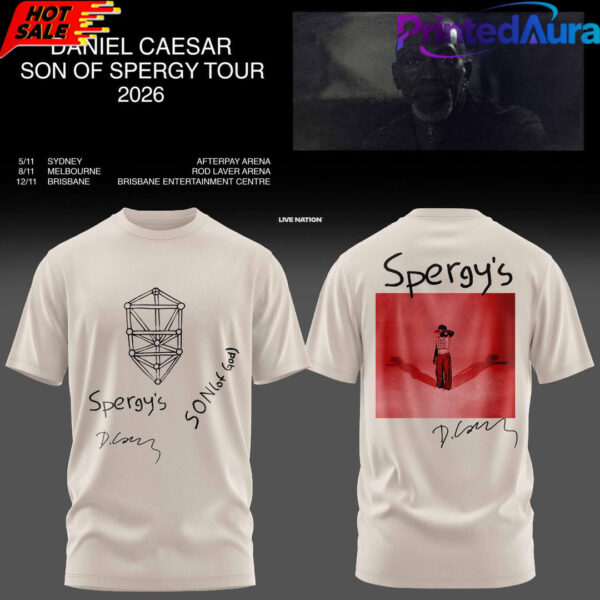 Daniel Caesar's Son of Spergy Tour 2026 T-Shirt - Premium Graphic