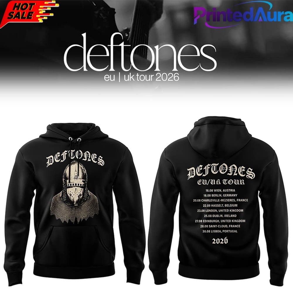 Deftones Limited Edition EUUK Summer 2026 Hoodie - Premium Graphic