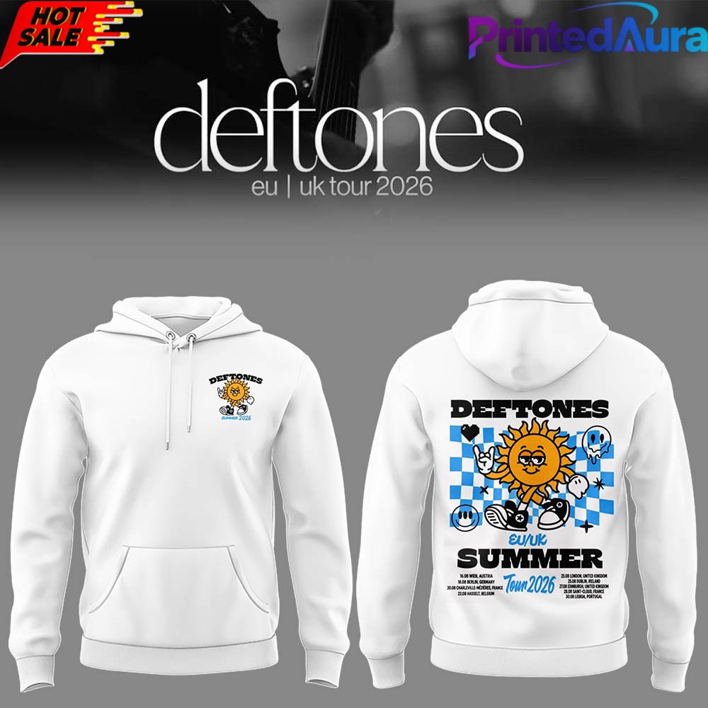 Deftones Limited Edition EUUK Summer 2026 Hoodie - Premium Graphic