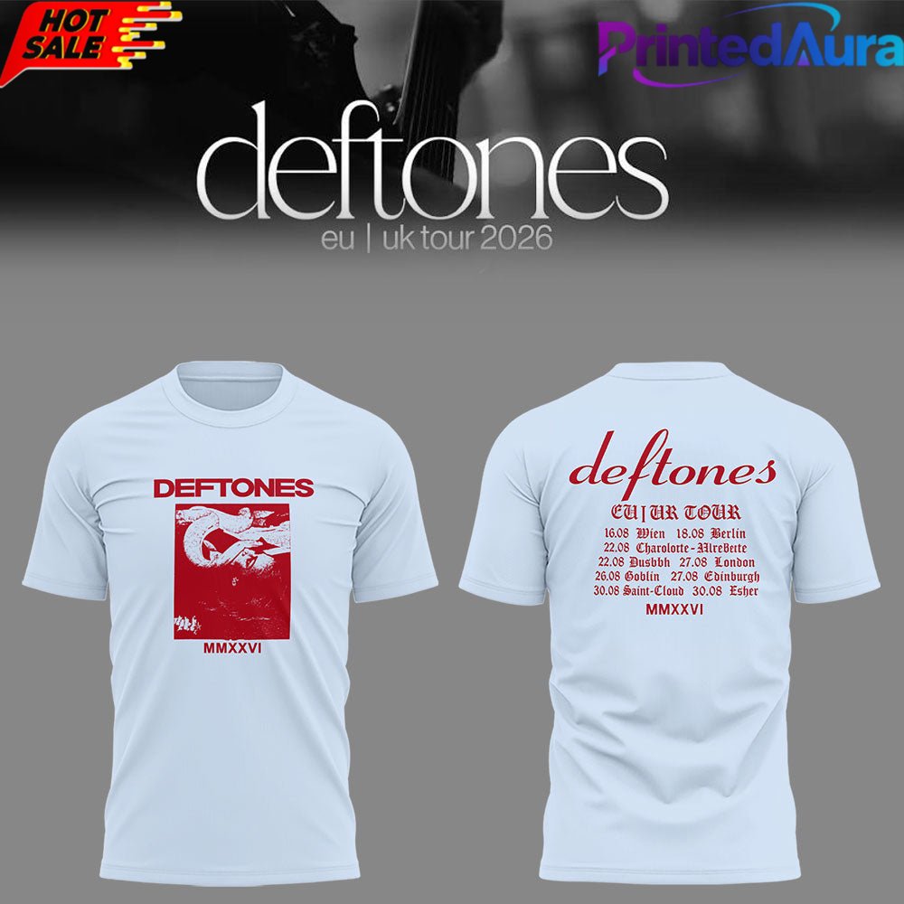 Deftones Limited Edition EUUK Summer 2026 Shirt - Premium Graphic