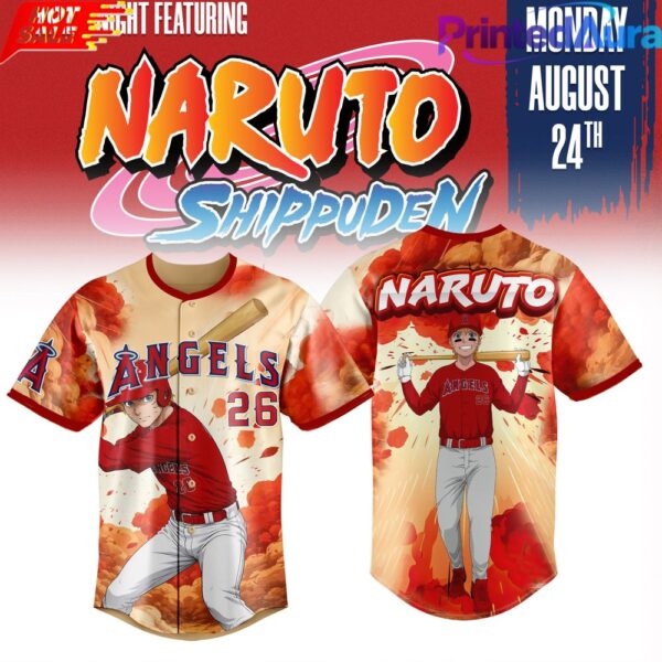 Limited Edition LA.Angels x Naruto Game Night 2026 Baseball Jersey