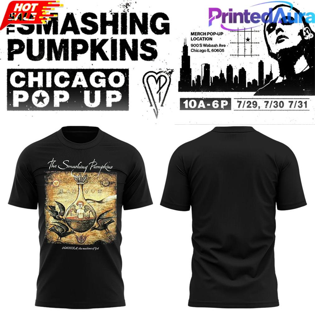 Limited Edition The Smashing Pumpkins T-Shirt 2D - Premium Graphic