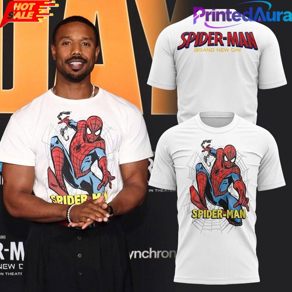 Michael B. Jordan Spider-Man Brand New Day 2026 Tee - Premium