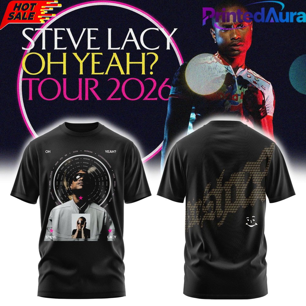 Steve Lacy – Oh Yeah Tour 2026 T-Shirt - Premium Graphic Apparel