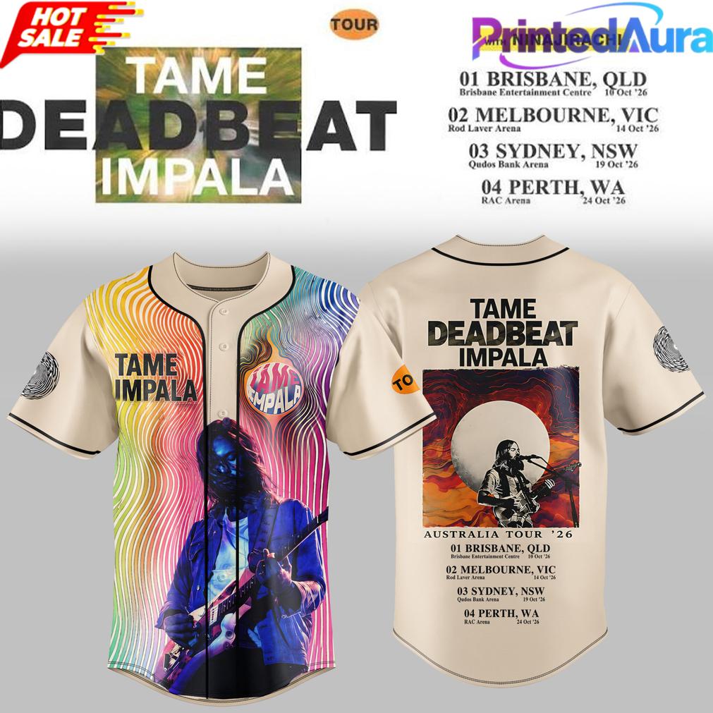 TAME IMPALA DEADBEAT TOUR Baseball Jersey - Premium Graphic