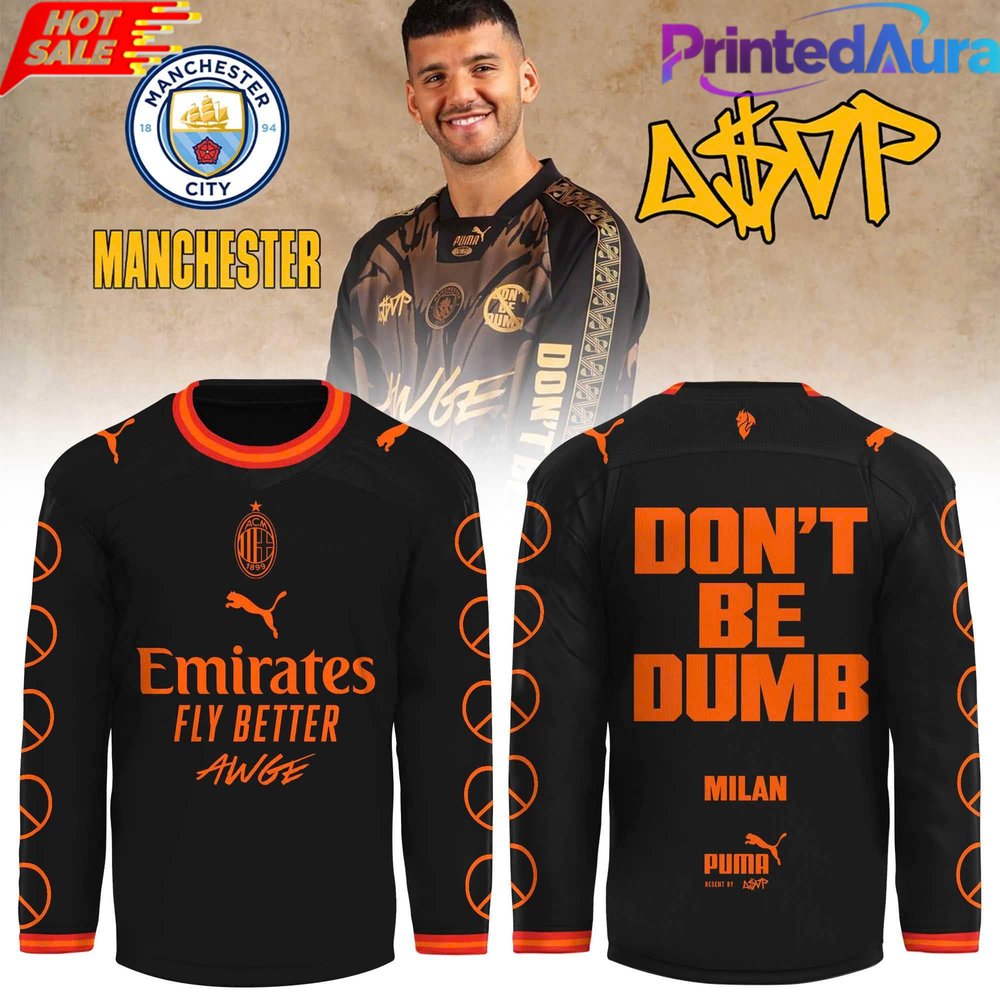 A$AP Rocky x AC Milan Don't Be Dumb Hockey Jersey - Premium