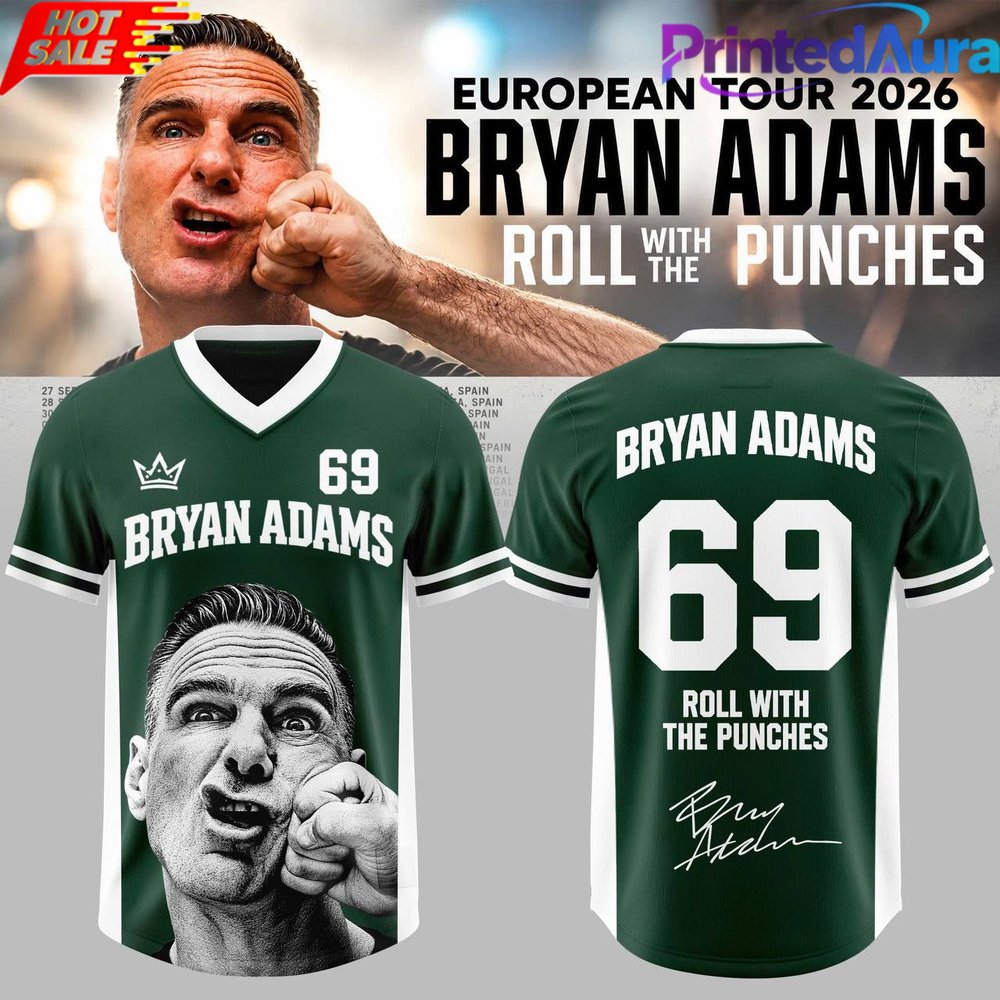 Bryan Adams Roll With The Punches European Tour 2026 Football