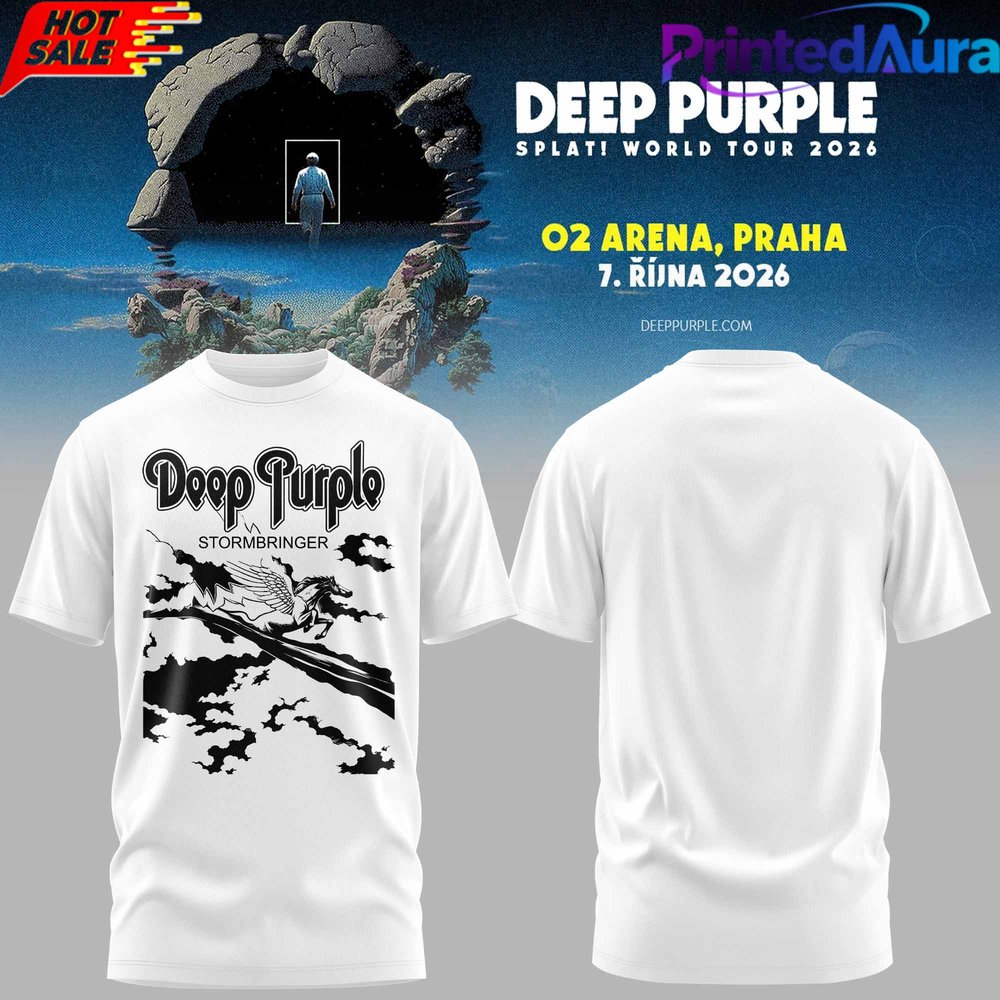 Deep Purple SPLAT! World Tour 2026 Limited Edition T-Shirt 2D