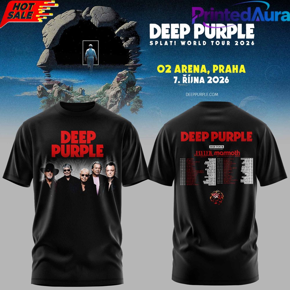 Deep Purple SPLAT! World Tour 2026 Limited Edition T-Shirt