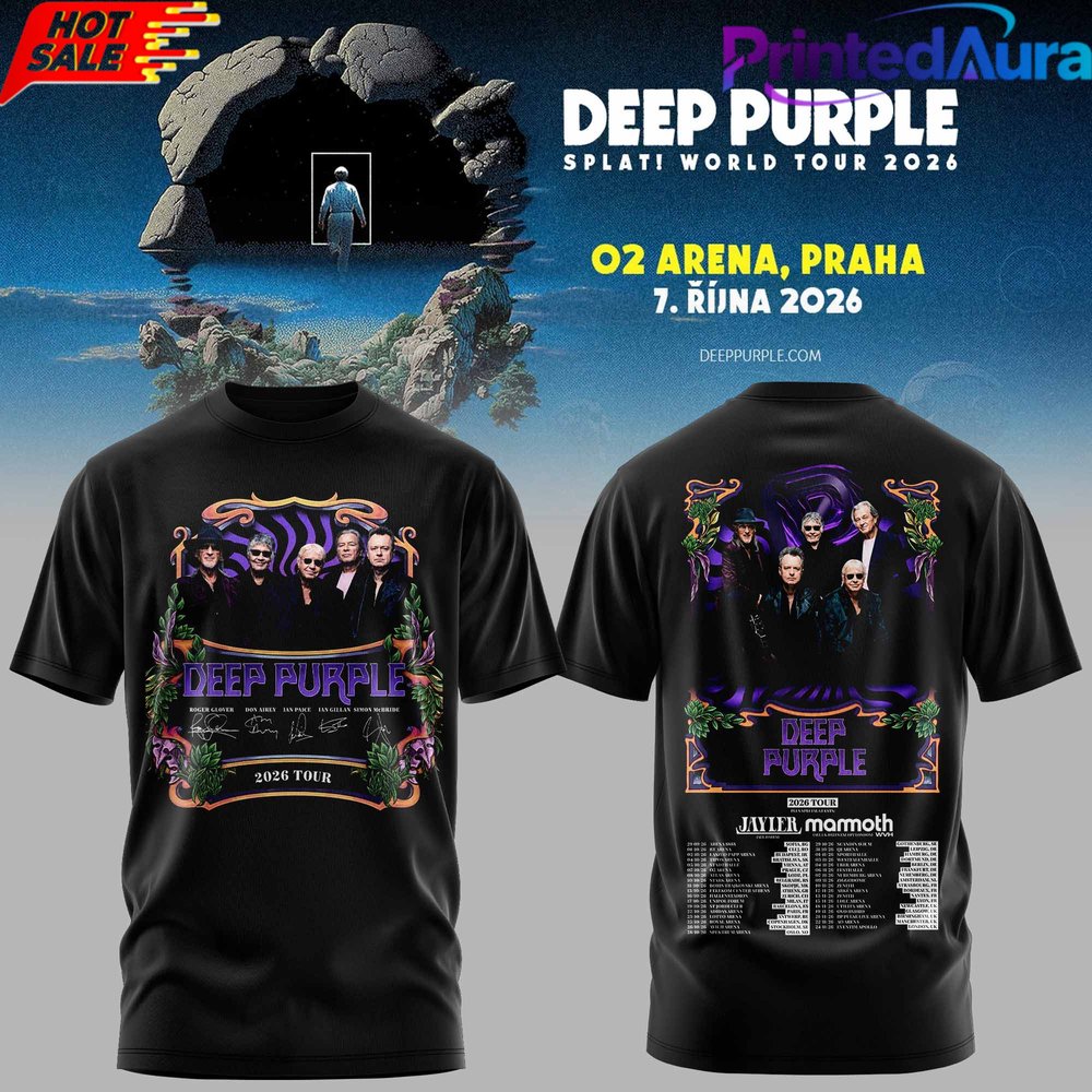 Deep Purple SPLAT! World Tour 2026 Limited Edition T-Shirt