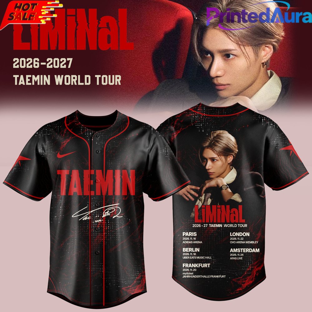 LiMiNaL 2026–27 TAEMIN World Tour UK & Europe Baseball Jersey