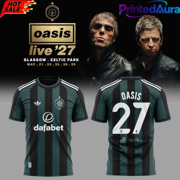 Oasis x Celtic Football Club Football Jersey - Premium Graphic
