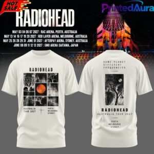 Radiohead Australia Tour 2027 T-Shirt - Premium Graphic Apparel