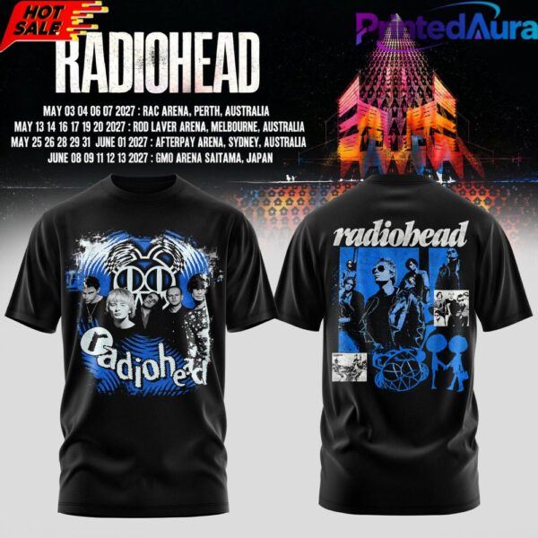 Radiohead Australia Tour 2027 T-Shirt - Premium Graphic Apparel