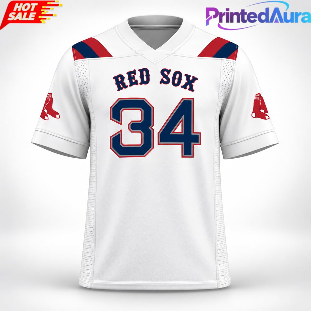 Red Sox David Ortiz Football Jersey 2026 Giveaway - Premium