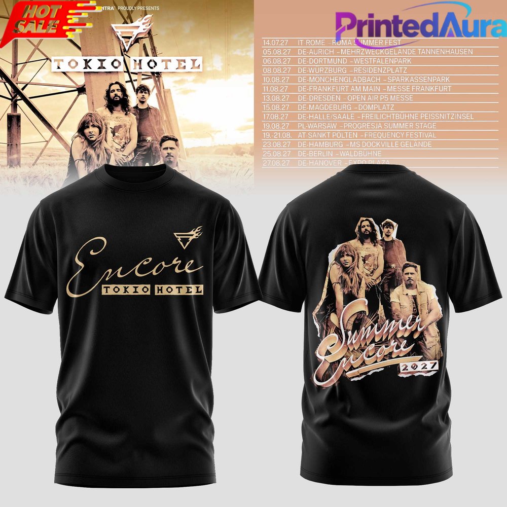 Tokio Hotel - Summer encore tour 2027 T-Shirt - Premium Graphic