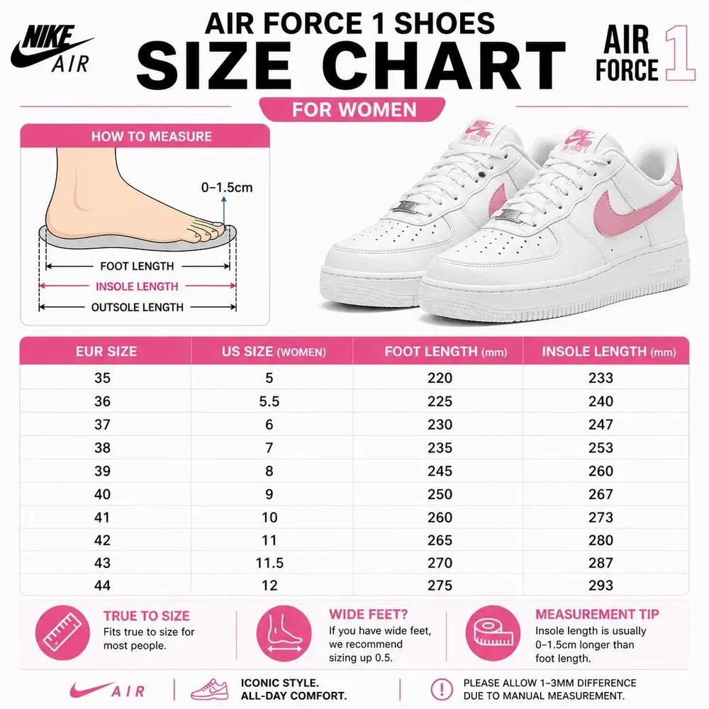 Woman Air Jordan 13 Size Chart